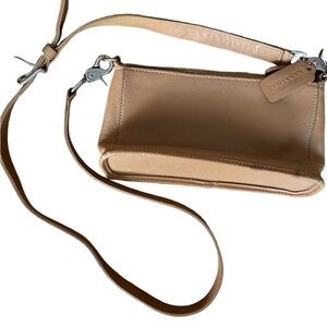 Coach Leather Bleeker Bag 9311 Tan with Replacement Strap